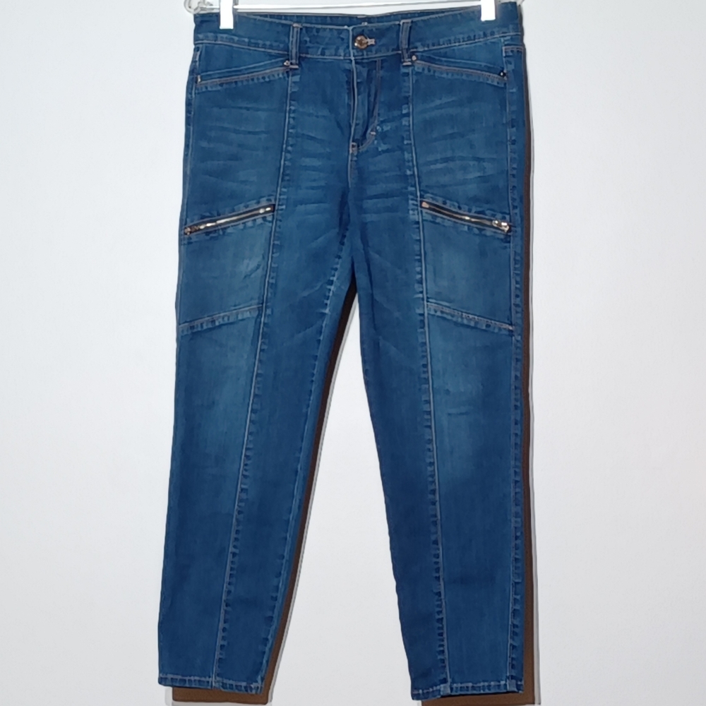 WHBM THE SKINNY CROP JEANS